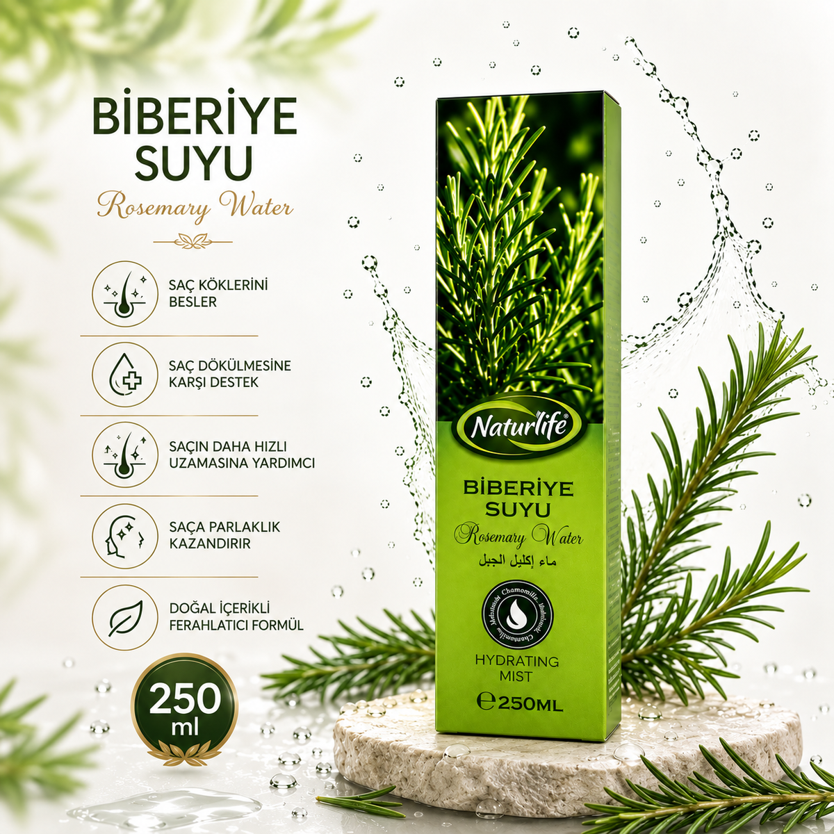 Biberiye Suyu (Hidrosol)