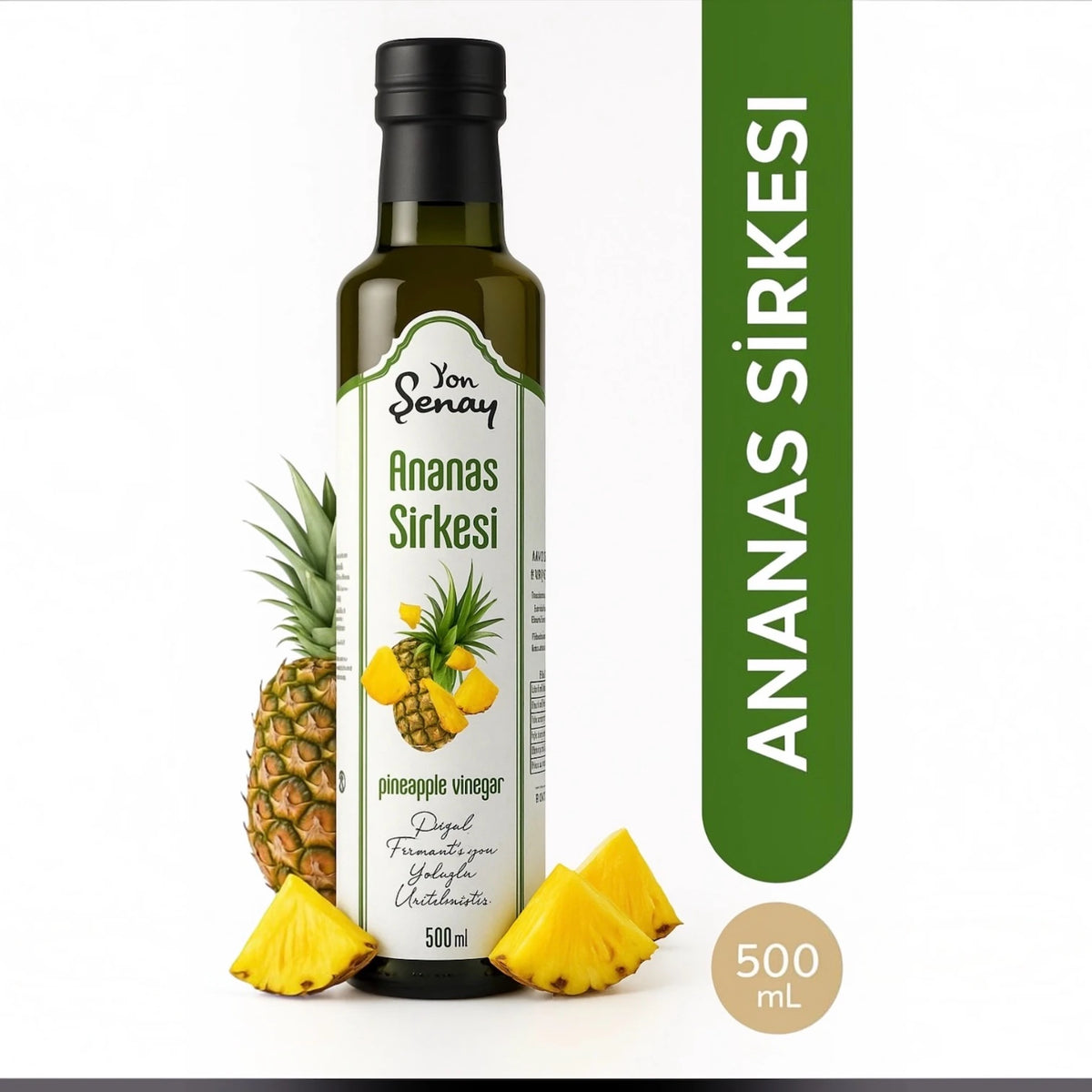 Ananas Sirkesi | Doğal Fermente ve Filtresiz