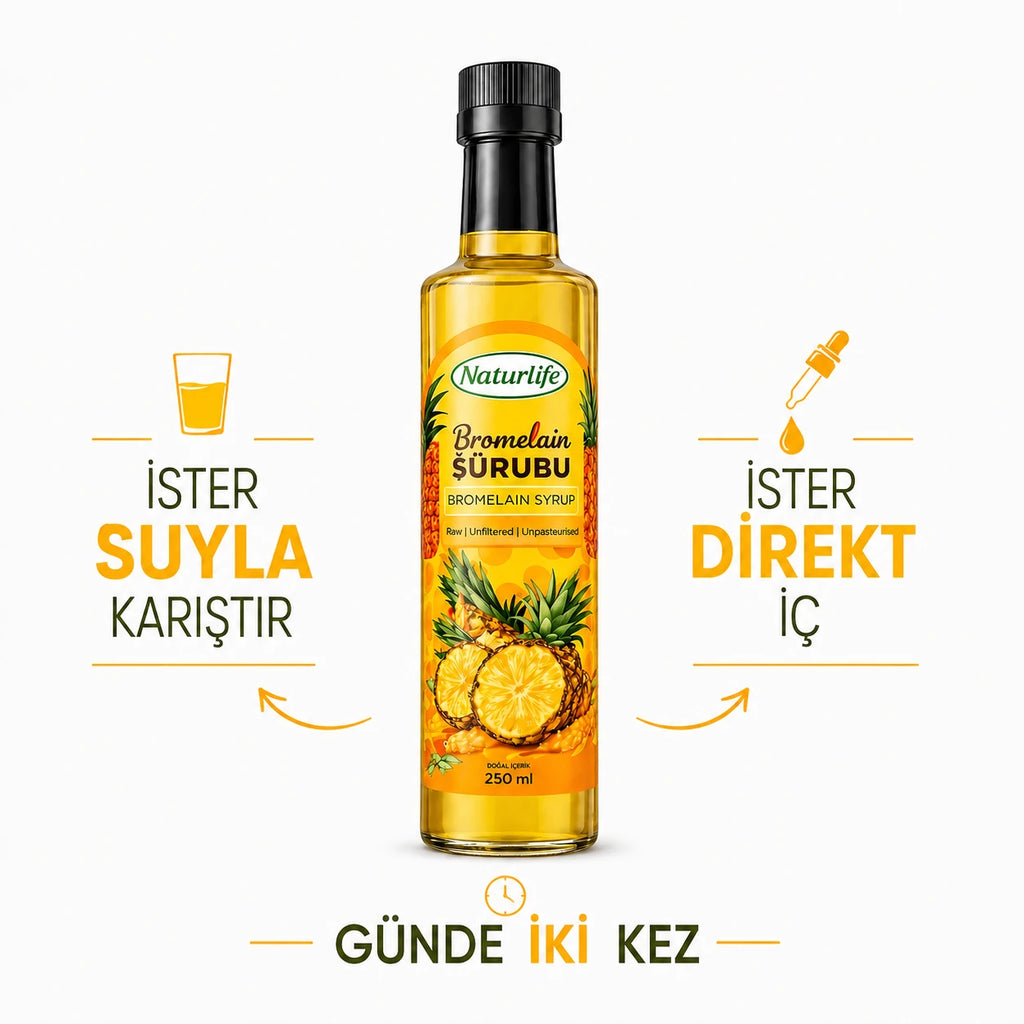 Bromelain Ananas İçeren Detox Şurubu