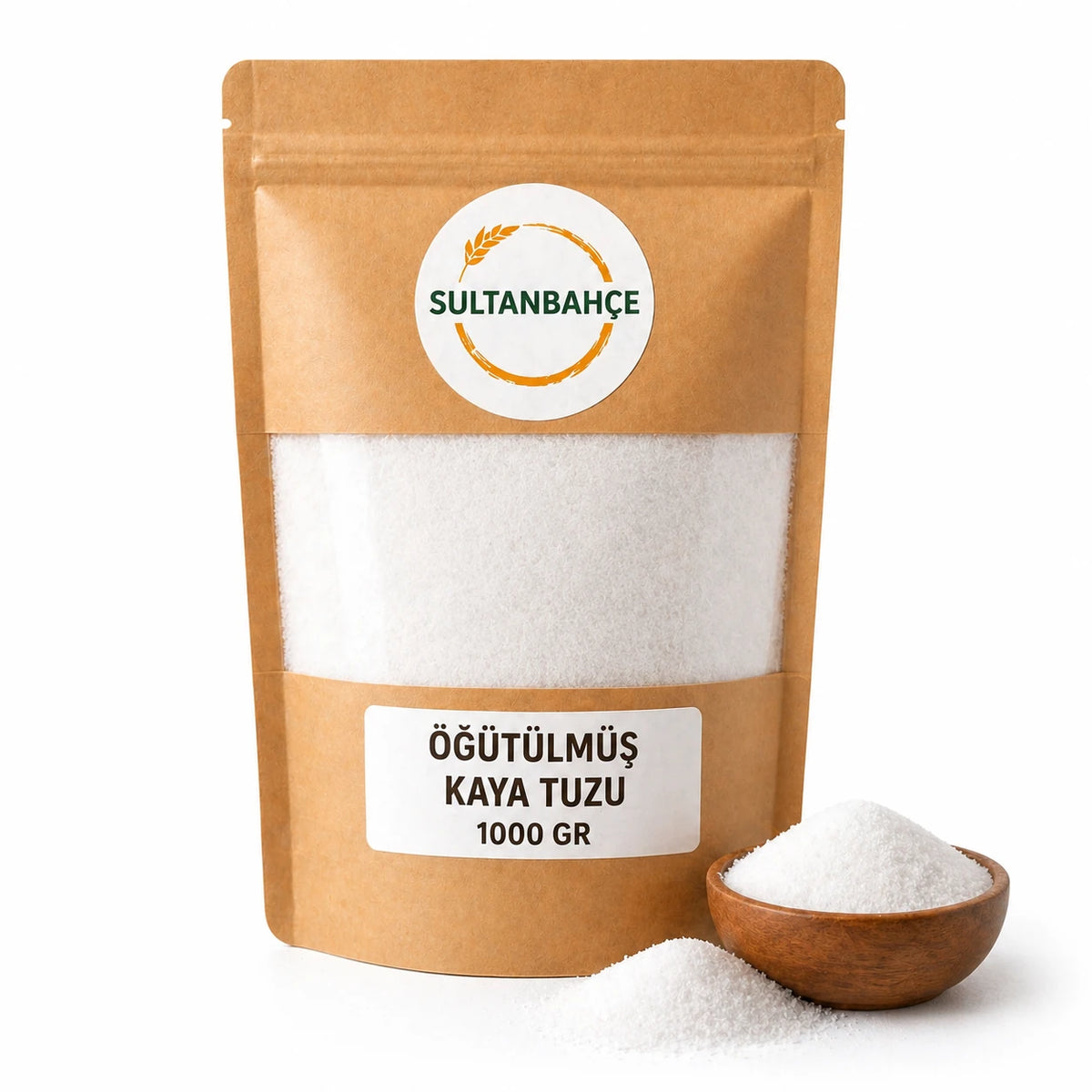 Doğal Kaya Tuzu 1000 Gr - Katkısız, Saf ve Mineralli Öğütülmüş Sofra Tuzu