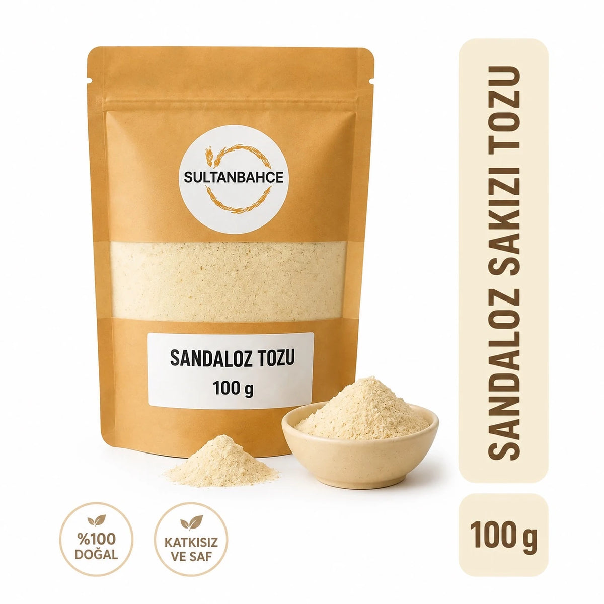 Sandaloz Sakızı Toz 100 gr | Öğütülmüş -