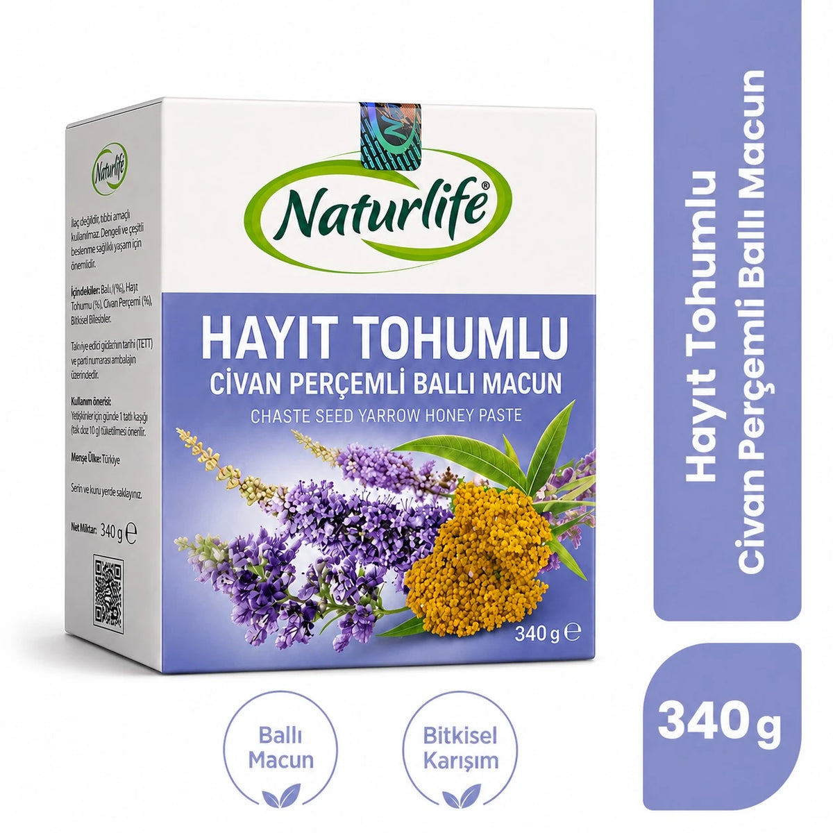 Hayıt Tohumlu & Civan Perçemli Ballı Macun 340 g
