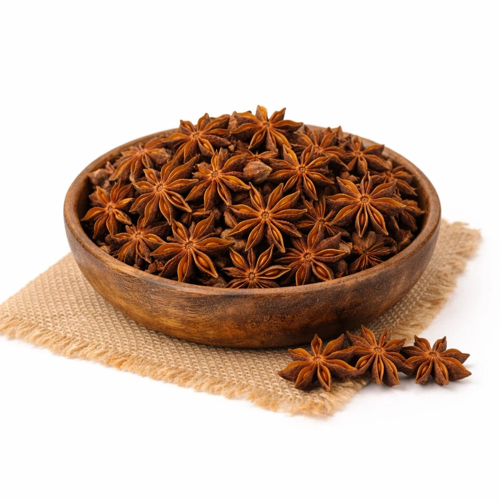 Yıldız Anason 100 gr ve 250 gr Seçenekleri – %100 Doğal, Kurutulmuş, Katkısız Baharat ve Bitki Çayı