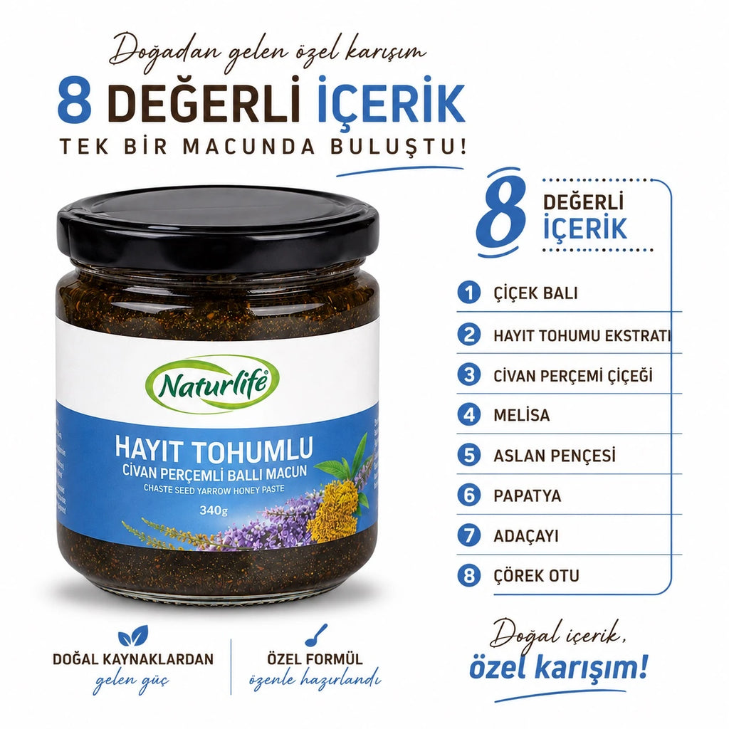 Hayıt Tohumlu & Civan Perçemli Ballı Macun 340 g
