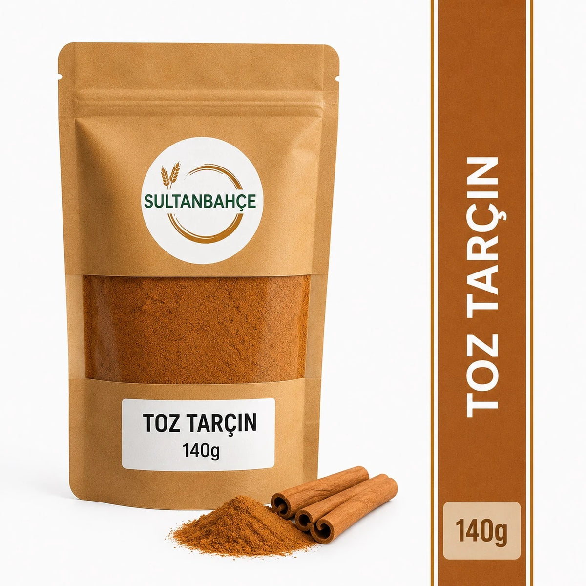 Tarçın 140 gr – %100 Doğal, Katkısız, Öğütülmüş Aromatik Baharat
