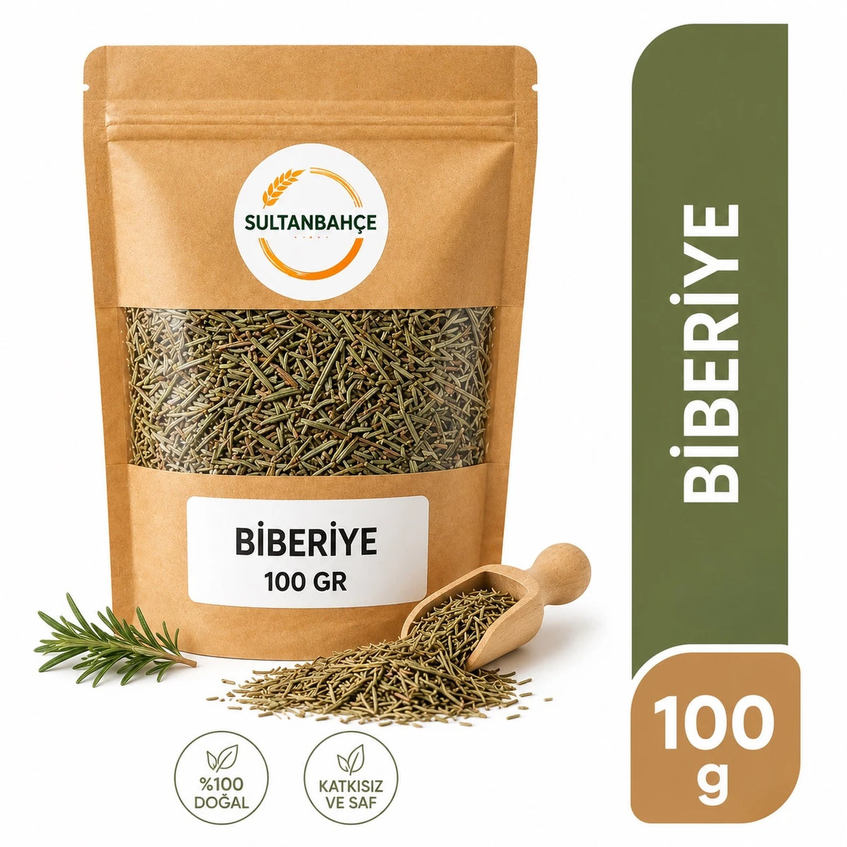 Biberiye - Doğal Kurutulmuş - Seçme ve Yoğun Aromalı