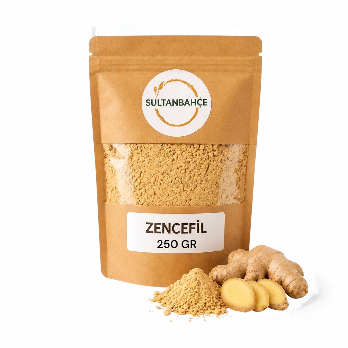 Zencefil - Taze Öğütülmüş Toz Zencefil - %100 Saf ve Keskin Aroma
