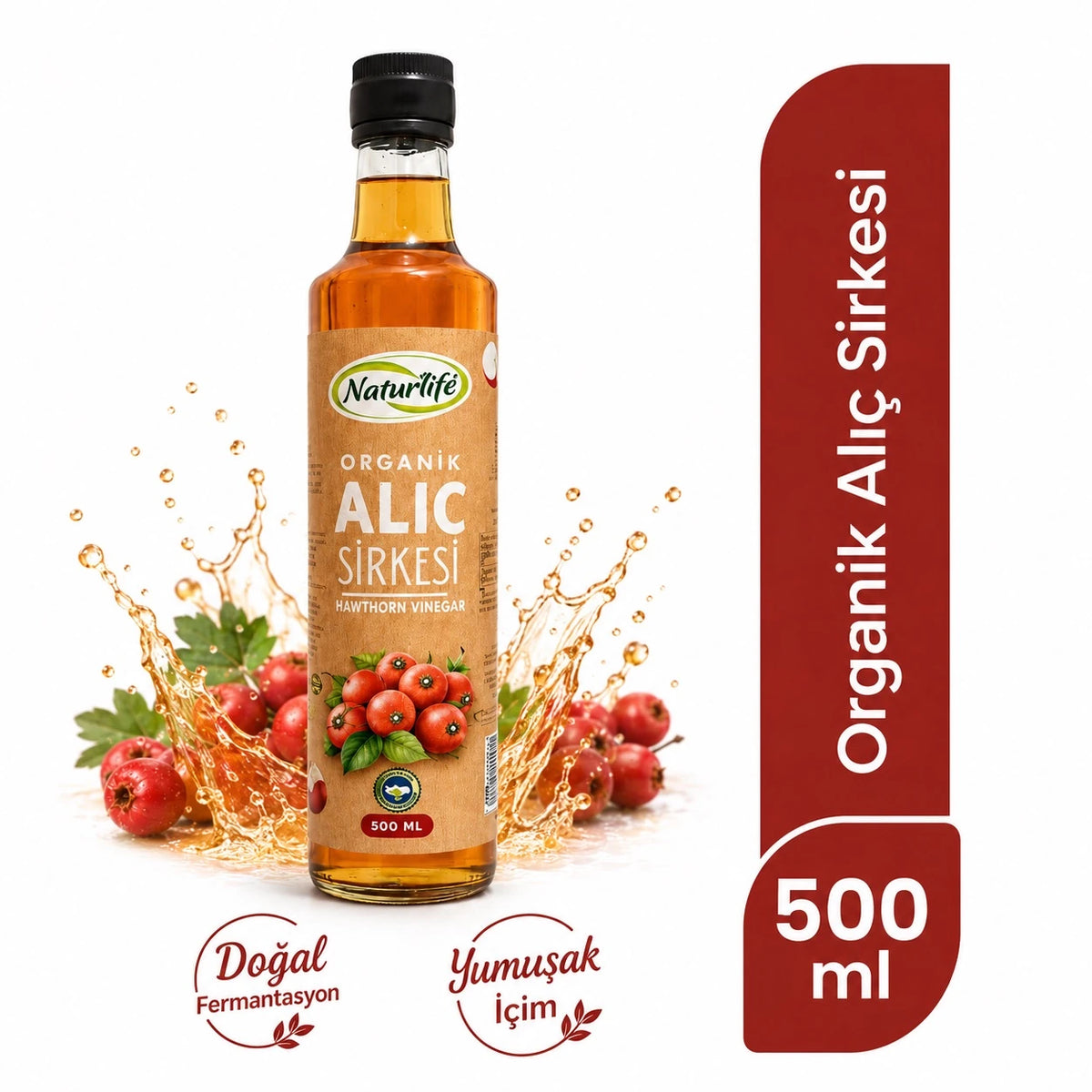 Organik Alıç Sirkesi 500 ml