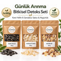 Sandaloz Sakızı - Ak günlük - Kara Halile - Detoks, Günlük Arınma Seti - 3x100 gr.