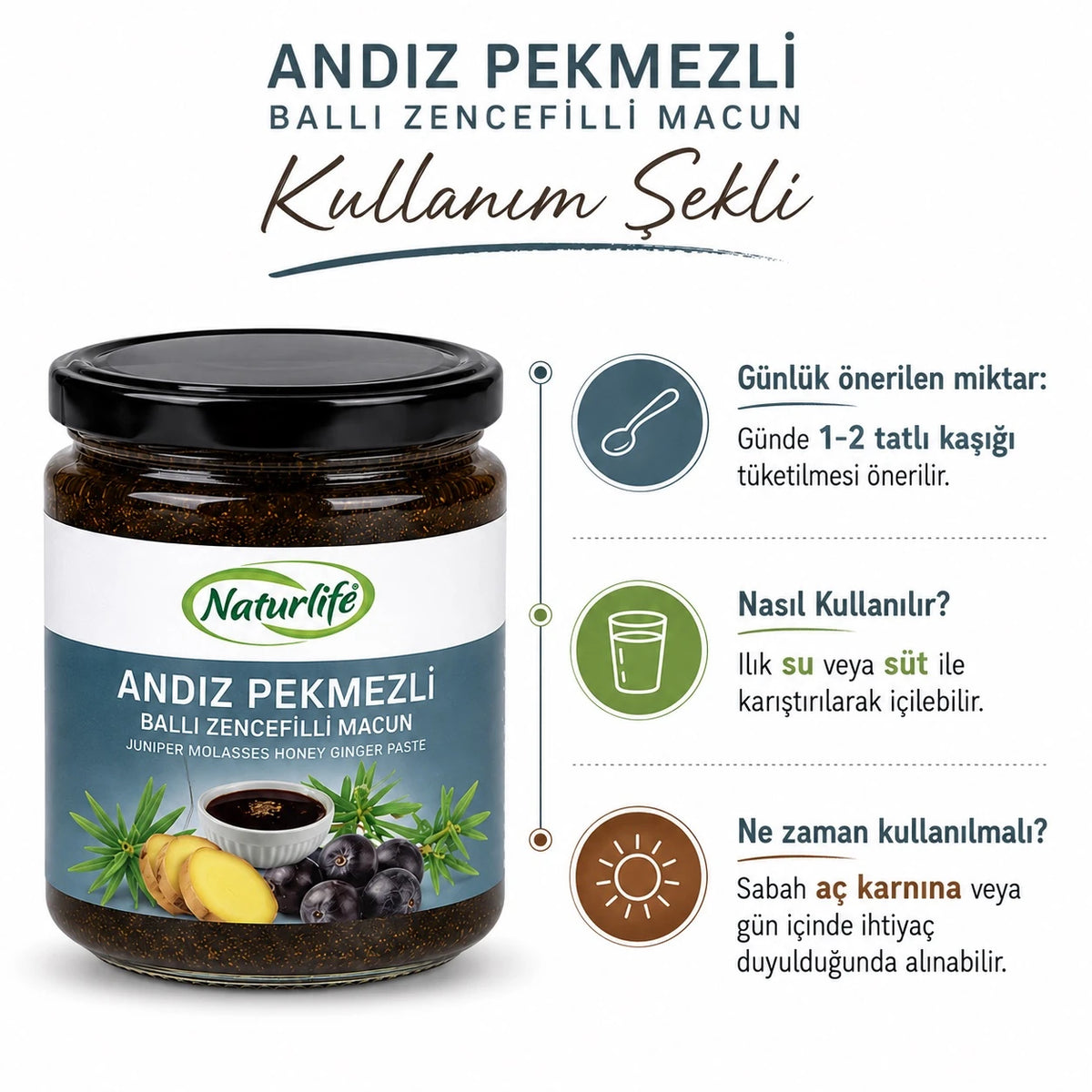 Andız Pekmezli Ballı Zencefilli Macun 340 g