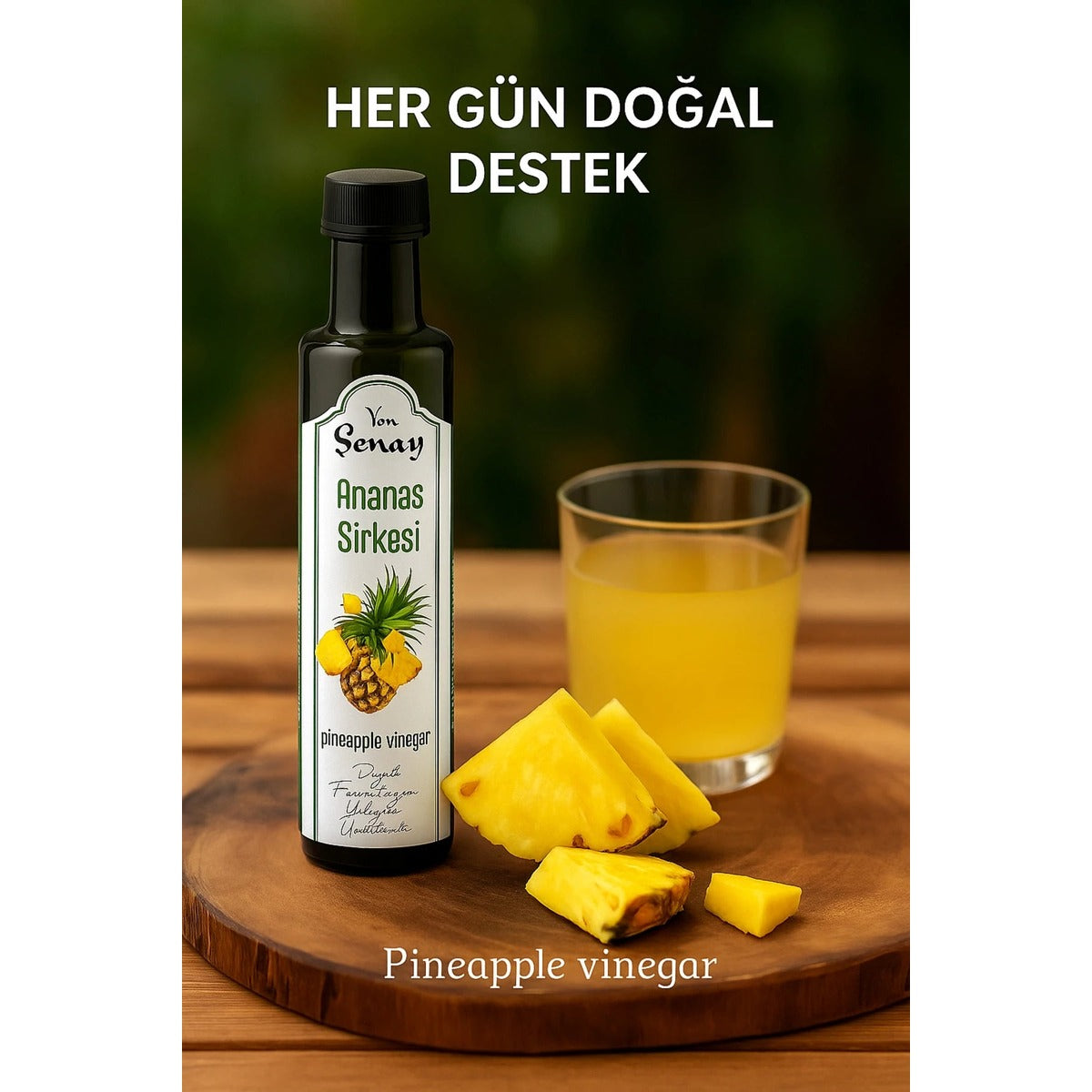 Ananas Sirkesi | Doğal Fermente ve Filtresiz