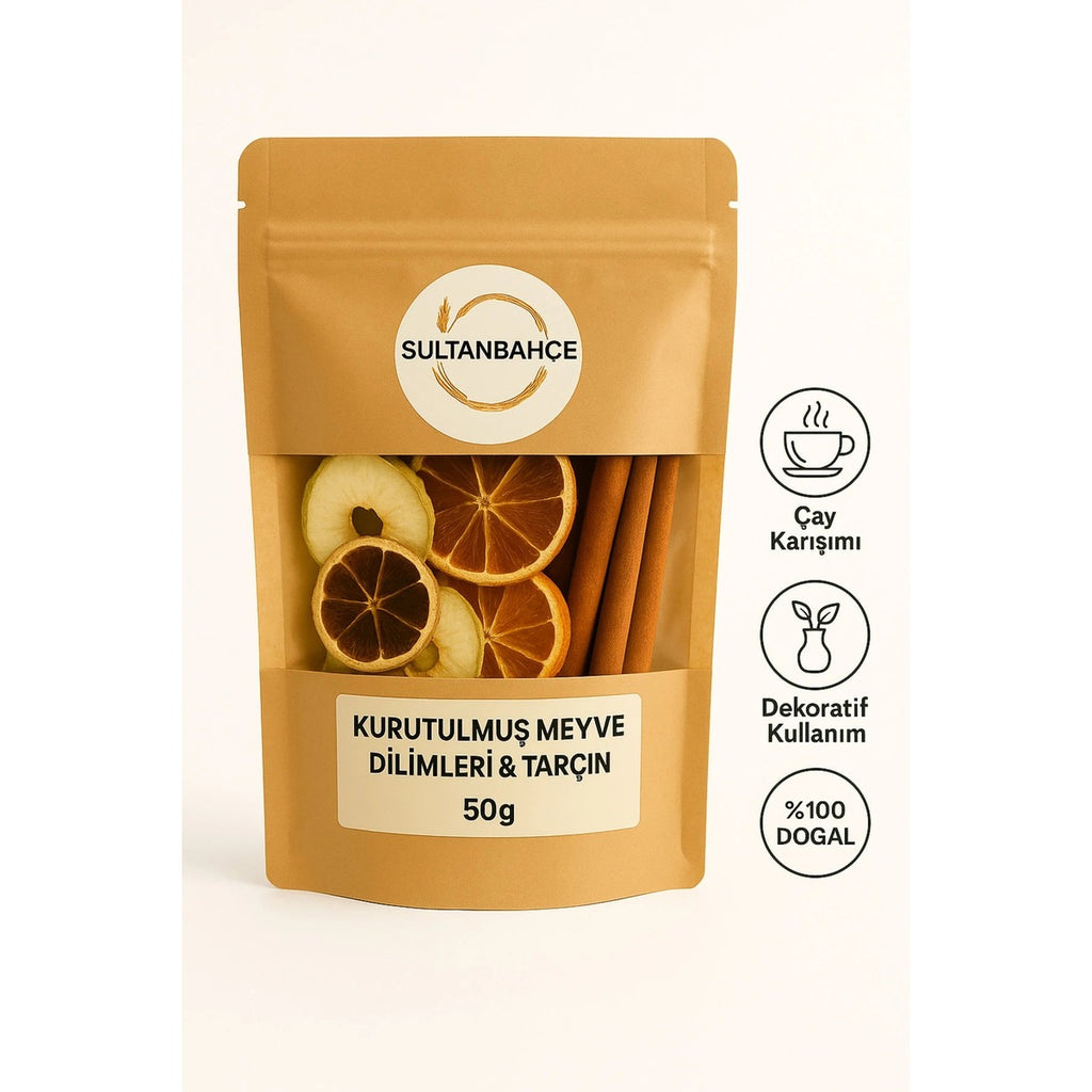 Detoks Meyve Kurusu - Detoks Çayı | Limon - Portakal - Tarçın - Elma Kurusu | | Aromatik | 50 Gr.