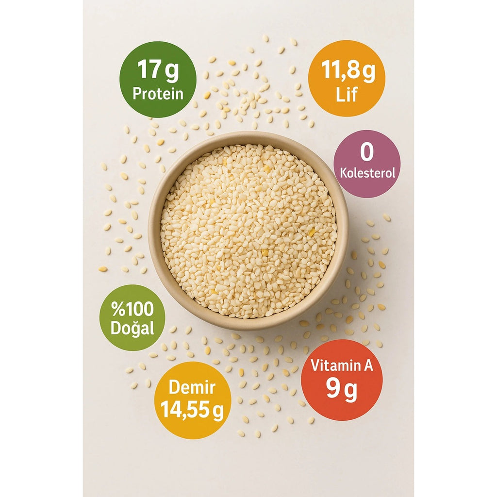 Geleneksel Yerli Susam - Yeni Mahsul ve Yüksek Yağ Oranlı