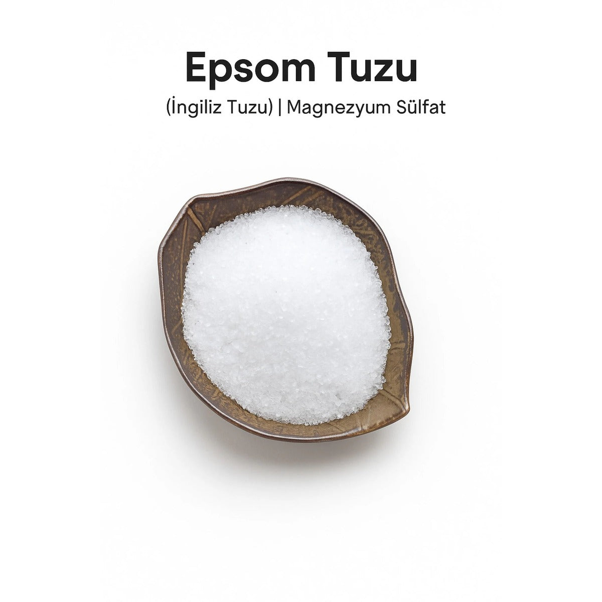 Epsom Tuzu 500 g | İngiliz Tuzu – Ayak Banyosu ve Peeling – %100 Doğal -Katkısız