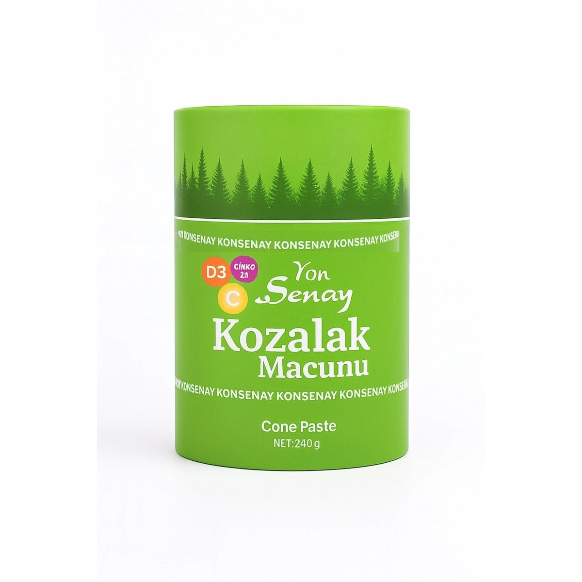Kozalak Macunu 240 Gr - Servi Kozalağı, Ak Günlük, Zencefil, Zerdeçal, Çamsakızı, Tarçın, Havlıcan