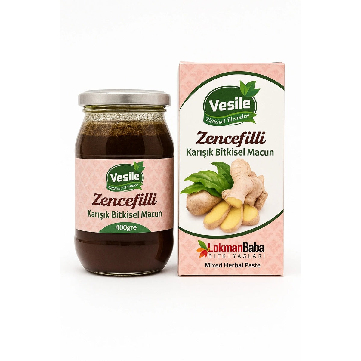 Zencefilli Karışık Bitkisel Macun 400 g – Doğal Bağışıklık ve Enerji Destekleyici Macun