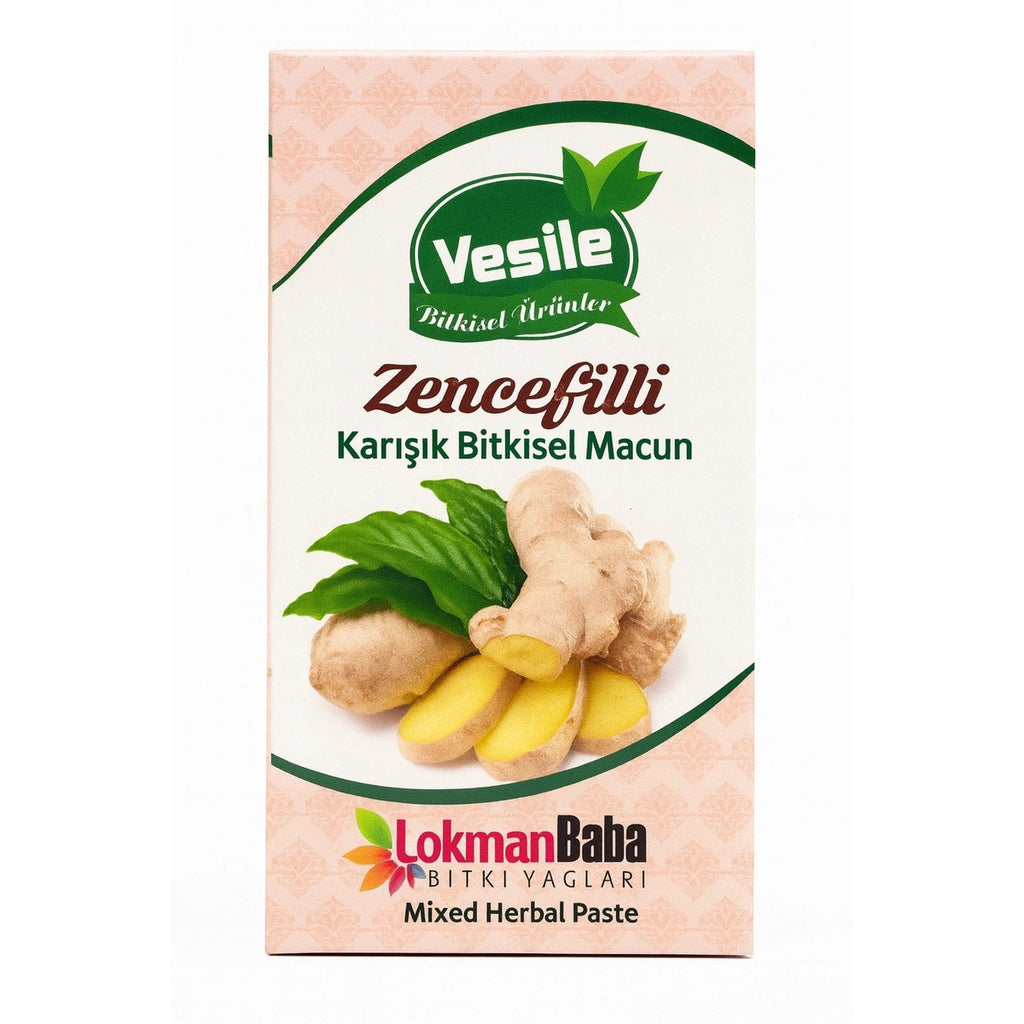 Zencefilli Karışık Bitkisel Macun 400 g – Doğal Bağışıklık ve Enerji Destekleyici Macun