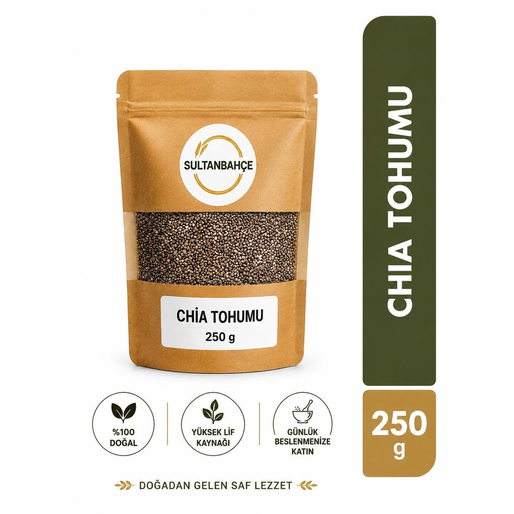 Chia Tohumu - Yüksek Lif ve Omega-3 Kaynağı (Glutensiz)