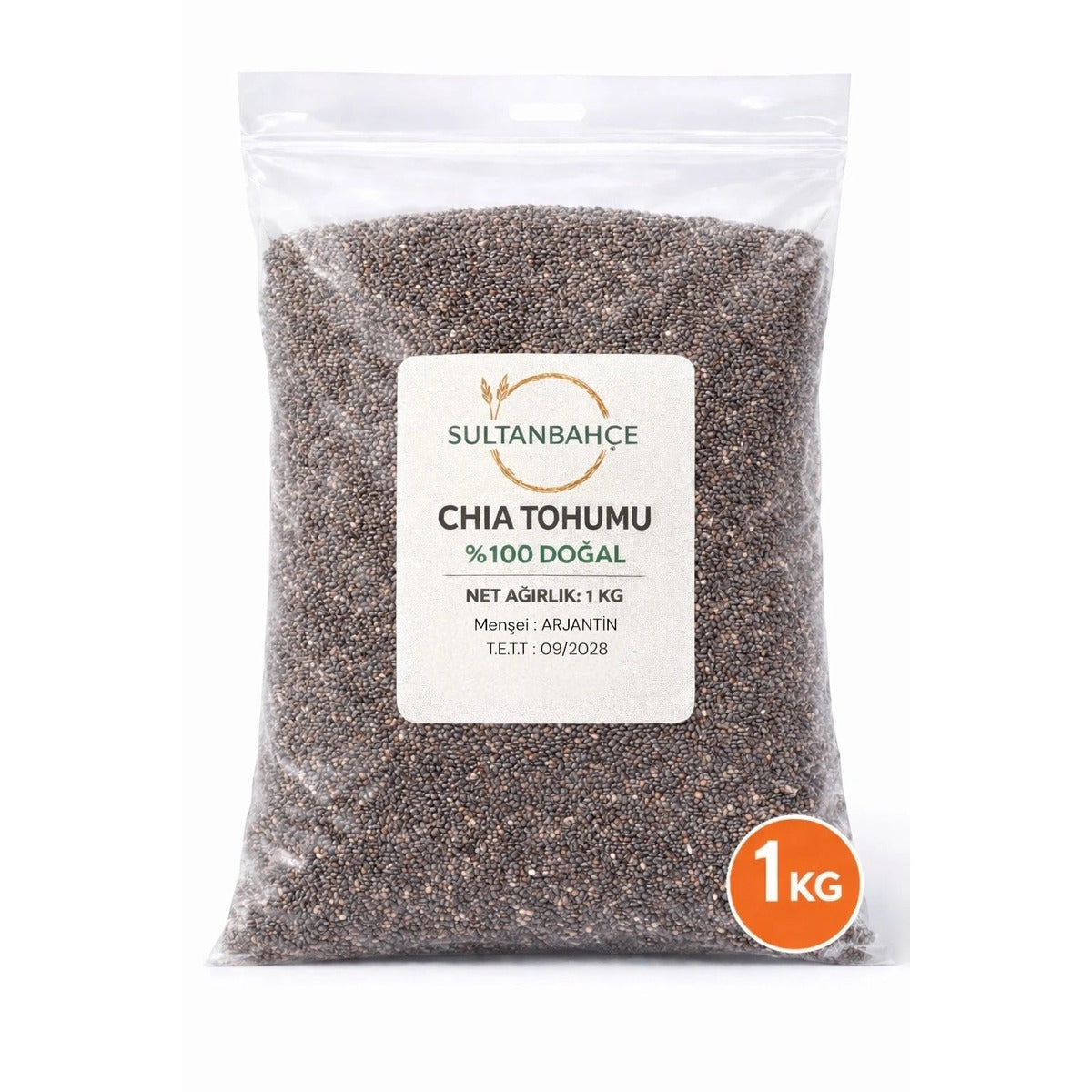 Chia Tohumu - Yüksek Lif ve Omega-3 Kaynağı (Glutensiz)